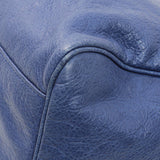 Balenciaga Blue Agneau Classic Hardware Velo