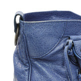 Balenciaga Blue Agneau Classic Hardware Velo