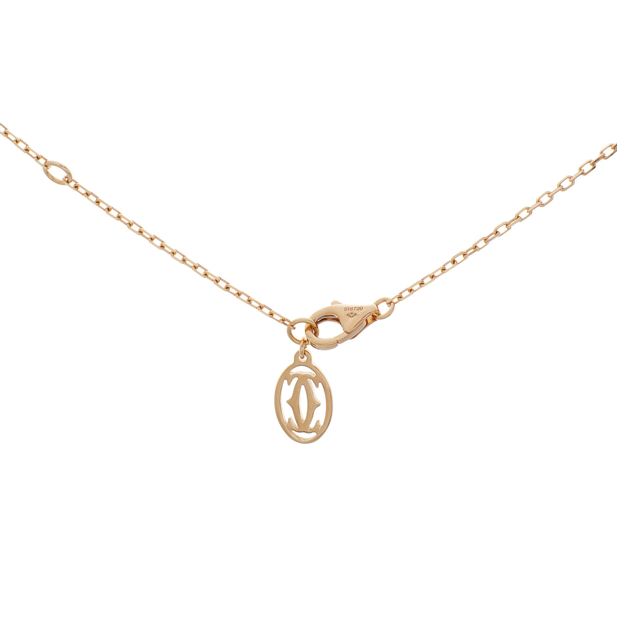 Cartier 18K Rose Gold Pink Sapphire d'Amour Pendant Designer Jewellery Cartier