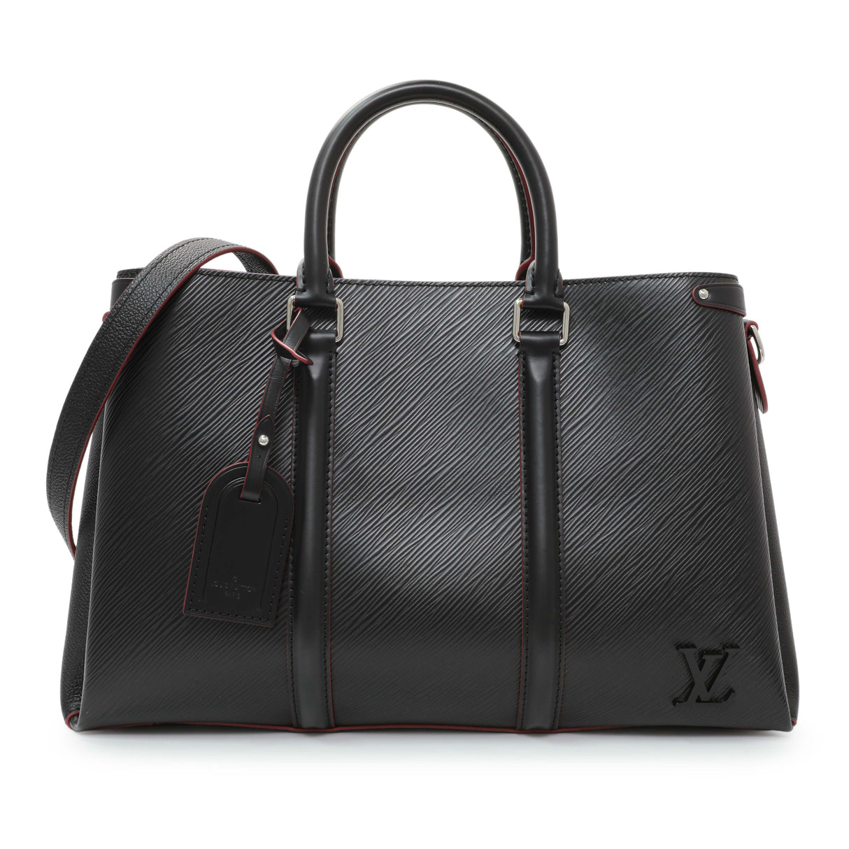 Louis Vuitton Black Epi Soufflot MM