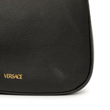 Versace Black Calfskin La Medusa Mini Chain Hobo