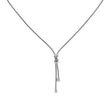 18K White Gold Woven Mesh Knot Necklace Fine Jewellery Modaselle