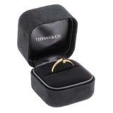 Tiffany & Co. 18K Yellow Gold Diamond T1 Ring Designer Jewellery Tiffany and Co