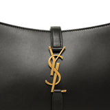 Saint Laurent Black Smooth Calfskin Le 5 A 7 Hobo