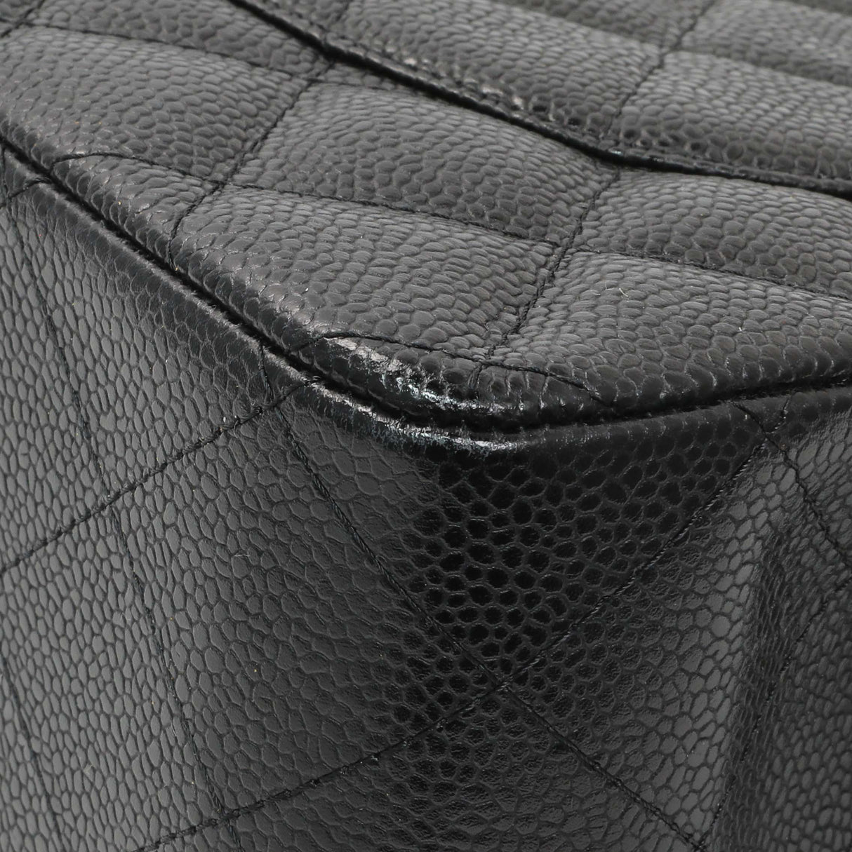 Chanel Black Caviar Jumbo Classic Double Flap