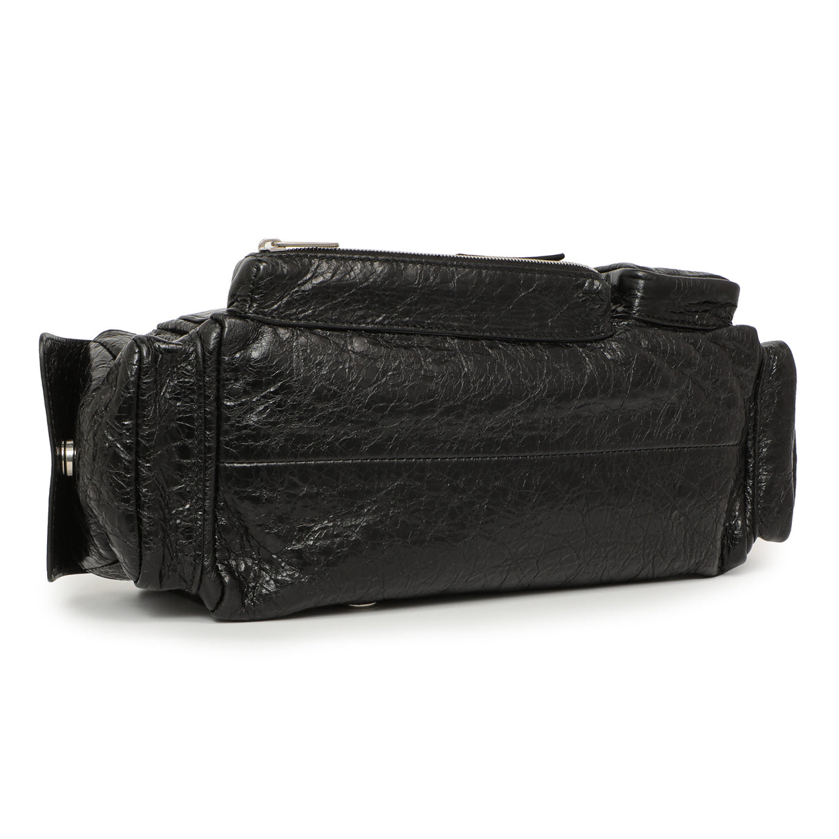 Balenciaga Black Lambskin Superbusy XS Sling Bag