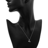 Tiffany & Co. Sterling Silver Elsa Peretti 'E' Small Alphabet Pendant