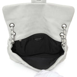 Chanel Grey Quilted Iridescent Calfskin Leather Chic Quilt Flap Bag Handbags Chanel