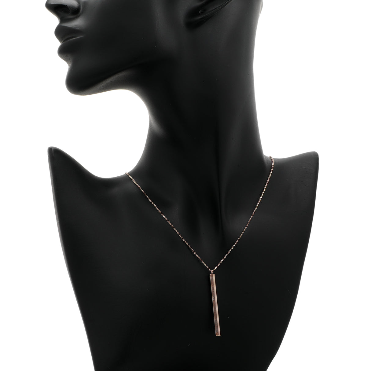 10K Rose Gold Octagon Bar Pendant Fine Jewellery Modaselle