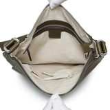 Gucci Green Pebbled Calfskin Medium Soho Messenger Bag