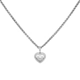 Chopard 18K White Gold Happy Diamonds Icons Pendant Necklace