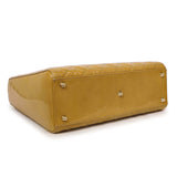 Christian Dior Beige Patent Cannage Large Lady Dior Handbags Christian Dior