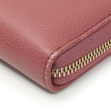 Gucci Rose Pebbled Calfskin Soho Zip Around Wallet Accessories Gucci