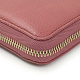 Gucci Rose Pebbled Calfskin Soho Zip Around Wallet Accessories Gucci