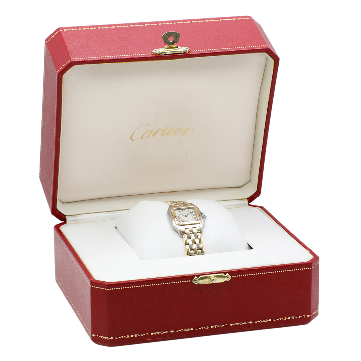Cartier Stainless Steel 18K Yellow Gold Panthere 166921