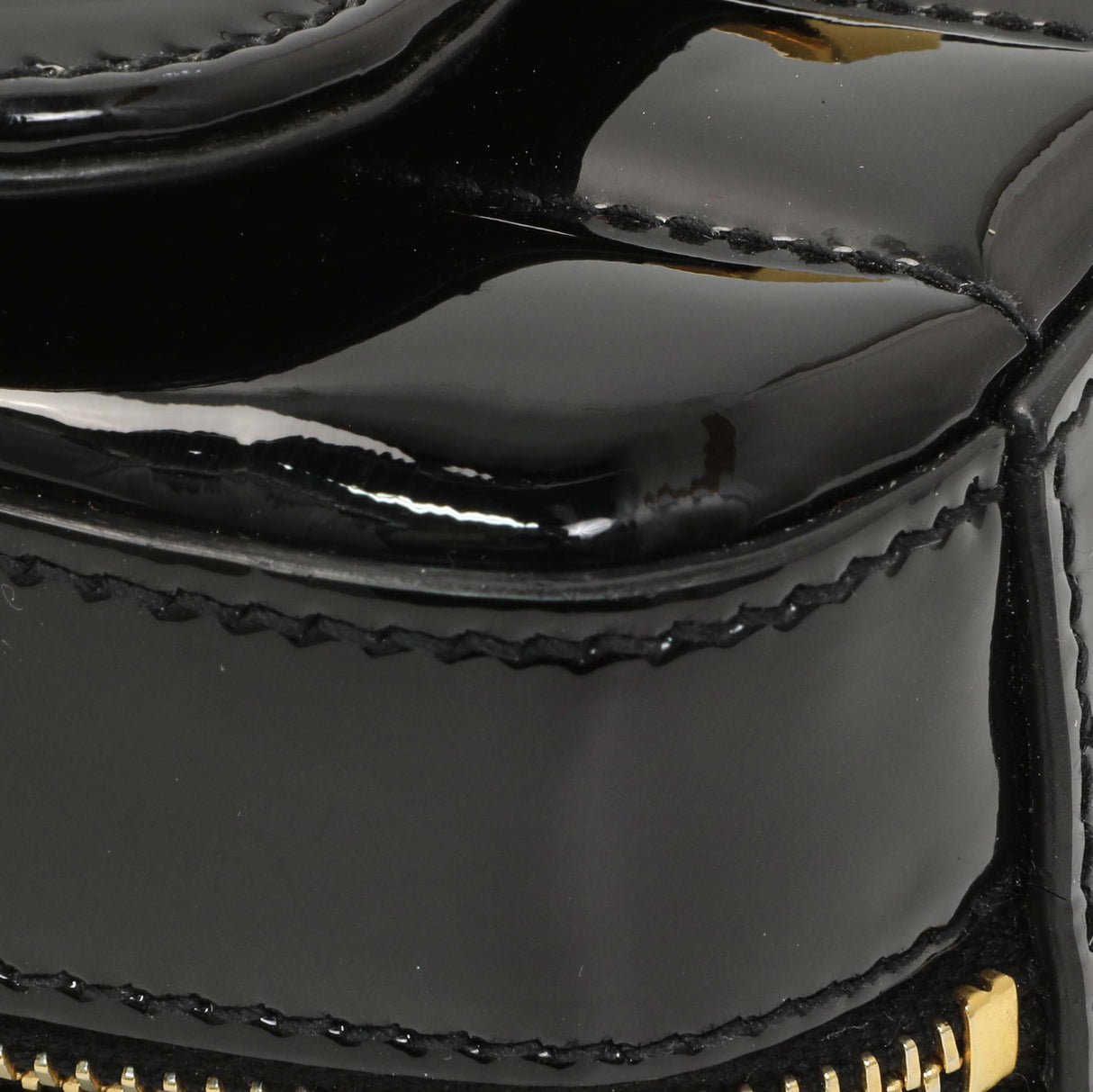 Saint Laurent Black Patent Matelasse Monogram Mini Vicky Camera Bag Handbags Saint Laurent