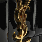 Saint Laurent Black Patent Matelasse Monogram Mini Vicky Camera Bag Handbags Saint Laurent