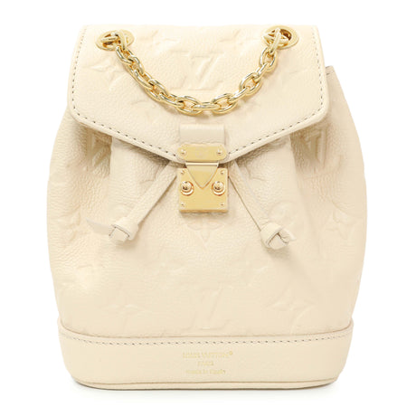 Louis Vuitton Cream Empreinte Nano Noe Backpack Handbags Louis Vuitton