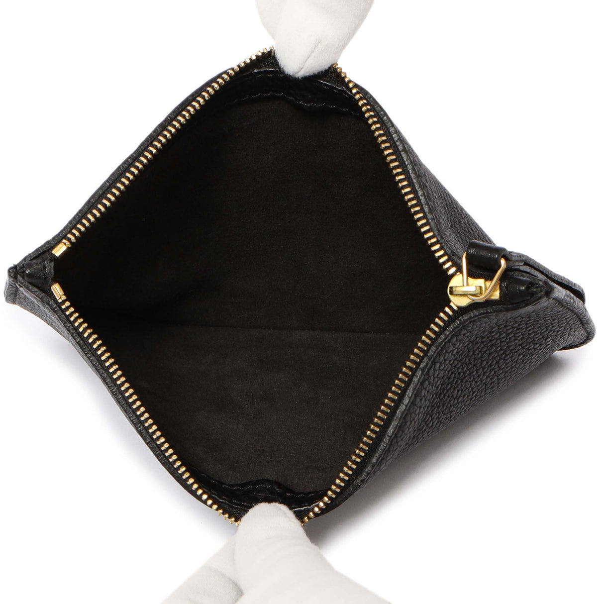 Mansur Gavriel Black Tumbled Calfskin Bucket Bag