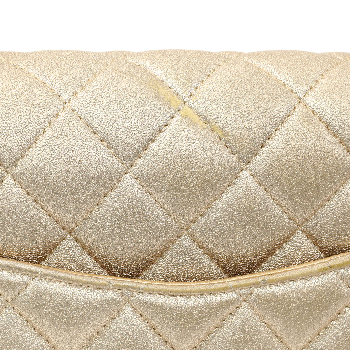 Chanel Metallic Quilted Mini Square Flap Handbags Chanel