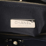 Chanel Navy Quilted Aged Calfskin Large 31 Shopping Tote