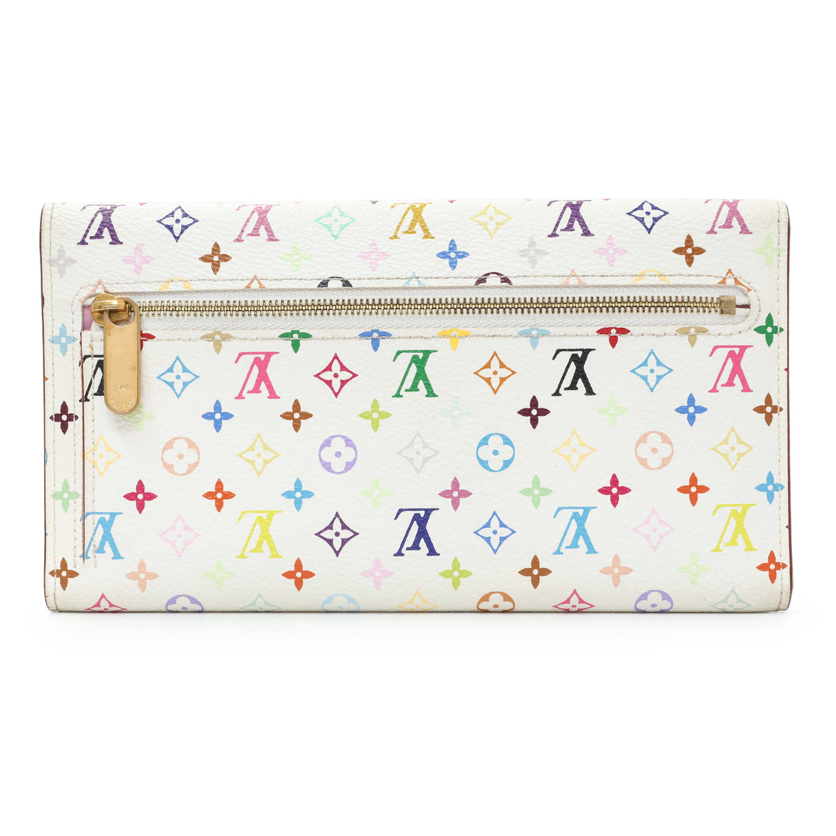 Louis Vuitton White Monogram Multicolor Eugenie Wallet Accessories Louis Vuitton