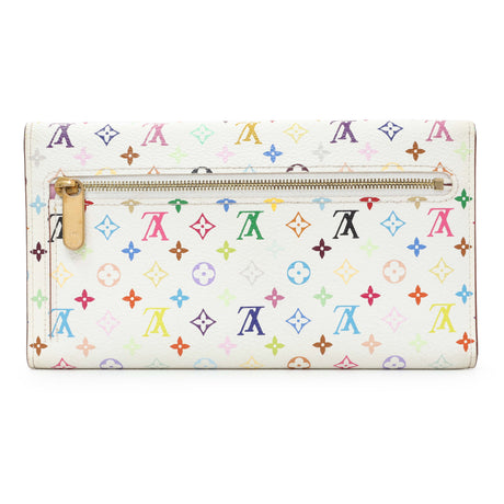 Louis Vuitton White Monogram Multicolor Eugenie Wallet Accessories Louis Vuitton