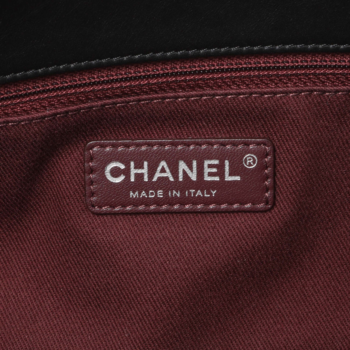 Chanel Black Quilted Aged Calfskin CC Crown Tote Handbags Chanel