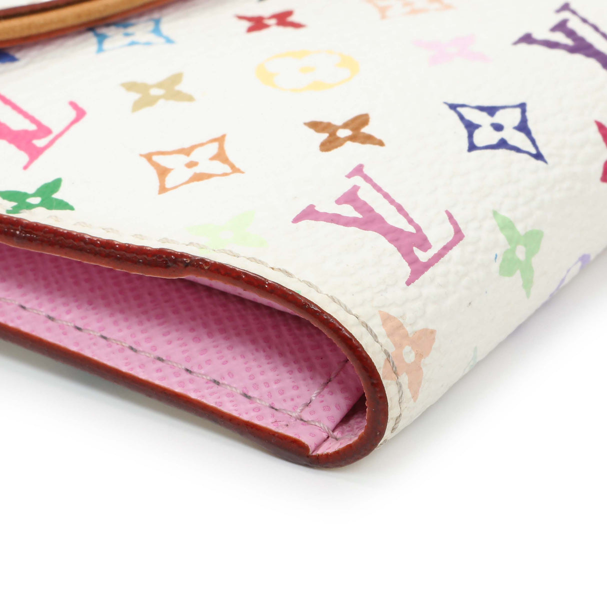 Louis Vuitton White Monogram Multicolor Eugenie Wallet Accessories Louis Vuitton