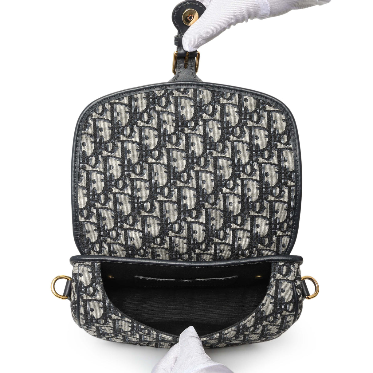 Christian Dior Oblique Medium Bobby Flap Handbags Christian Dior