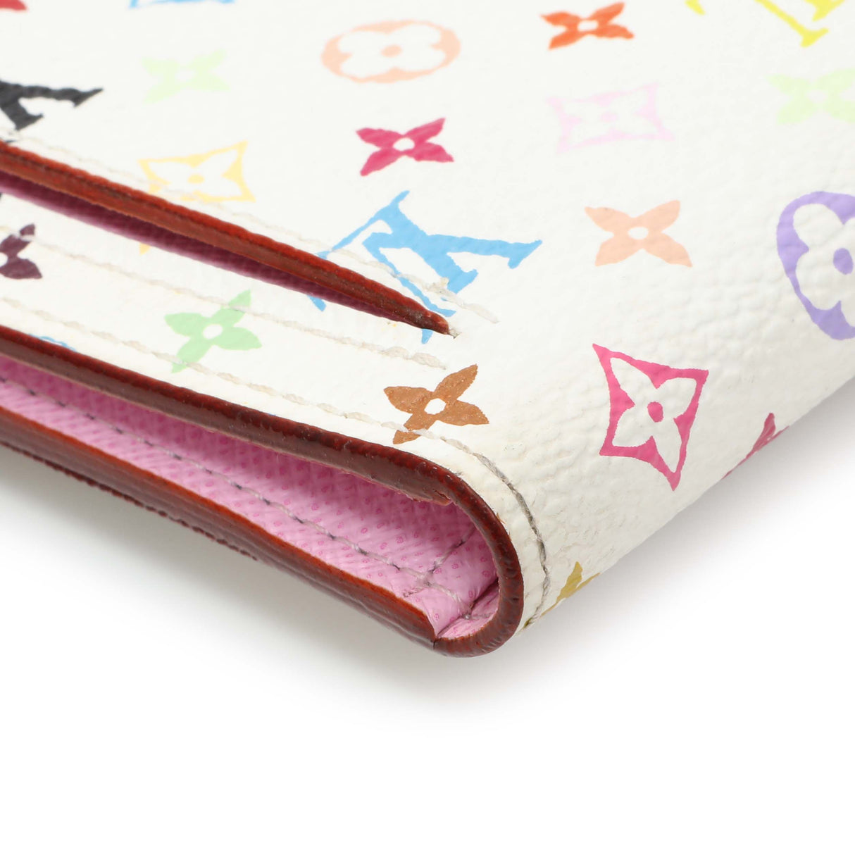 Louis Vuitton White Monogram Multicolor Eugenie Wallet Accessories Louis Vuitton
