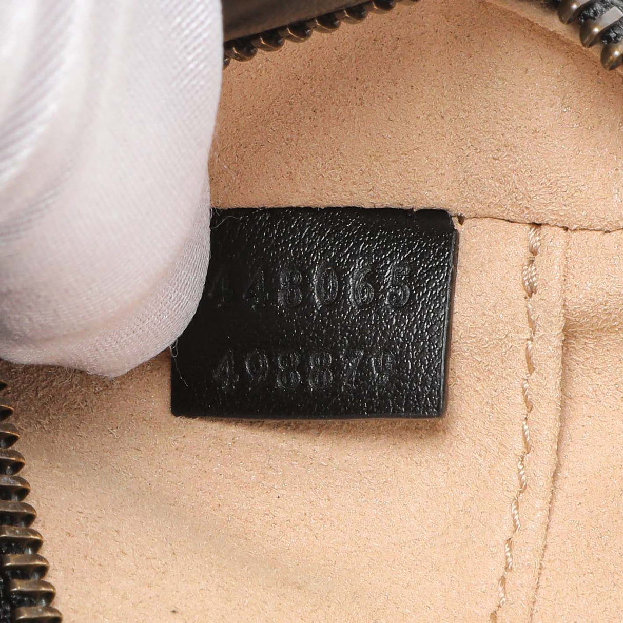 Gucci Black Calfskin Matelasse Mini GG Marmont Chain Shoulder Bag Handbags Gucci