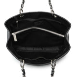 Chanel Black Quilted Caviar Grand Shopping Tote GST Handbags Chanel