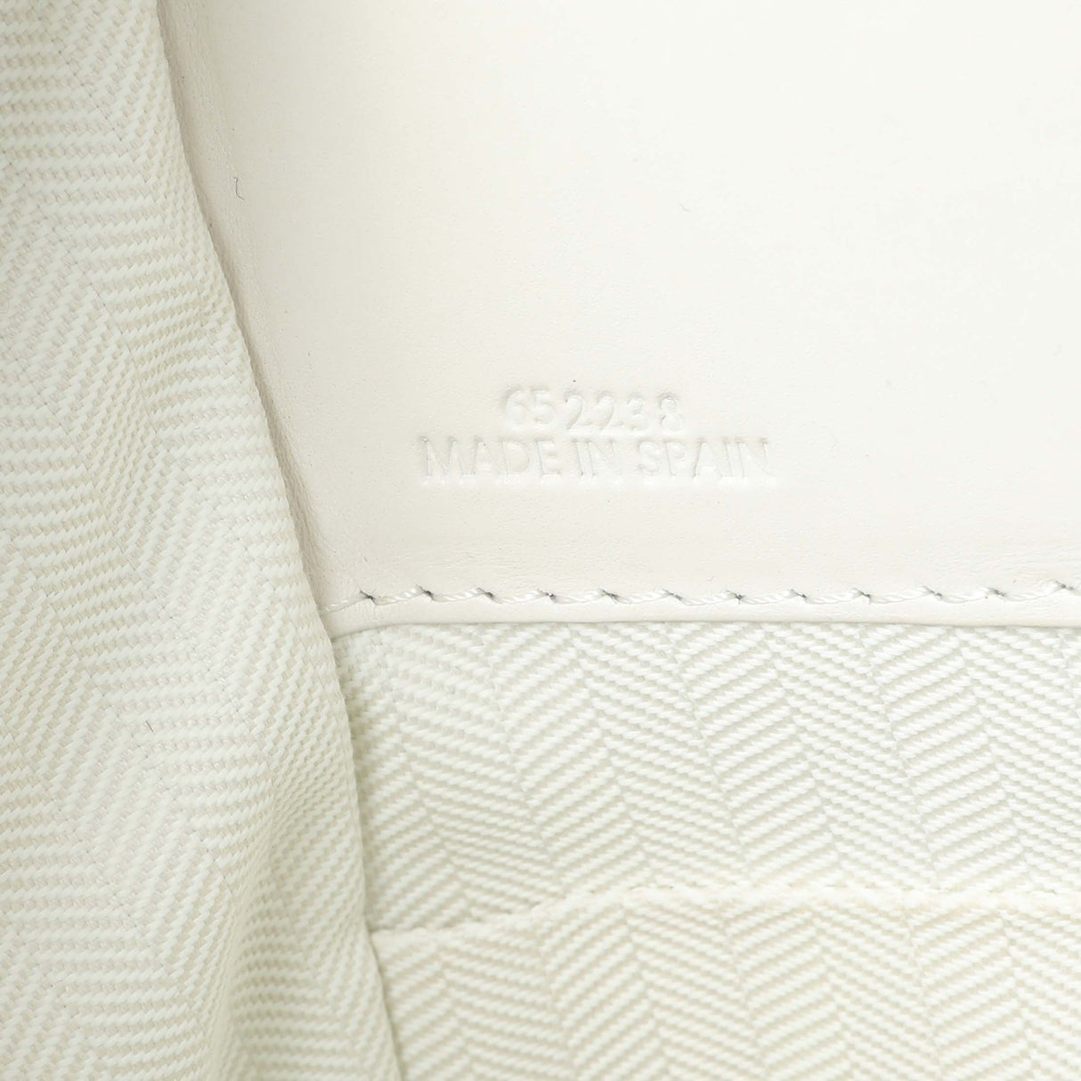 Loewe White Calfskin Compact Hammock Shoulder Bag Handbags Loewe