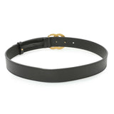 Gucci Black Calfskin Double G 30mm Belt
