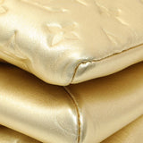 Louis Vuitton Gold Lambskin Embossed Monogram Coussin PM Handbags Louis Vuitton