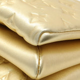 Louis Vuitton Gold Lambskin Embossed Monogram Coussin PM Handbags Louis Vuitton