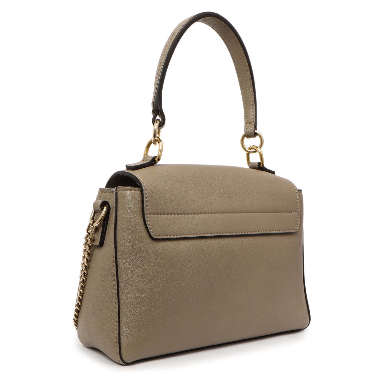 Chloe Motty Grey Calfskin Mini Faye Day Shoulder Bag