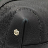 Gucci Black Grained Calfskin Medium Web Hobo