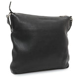 Gucci Black Pebbled Calfskin Medium Soho Messenger Bag