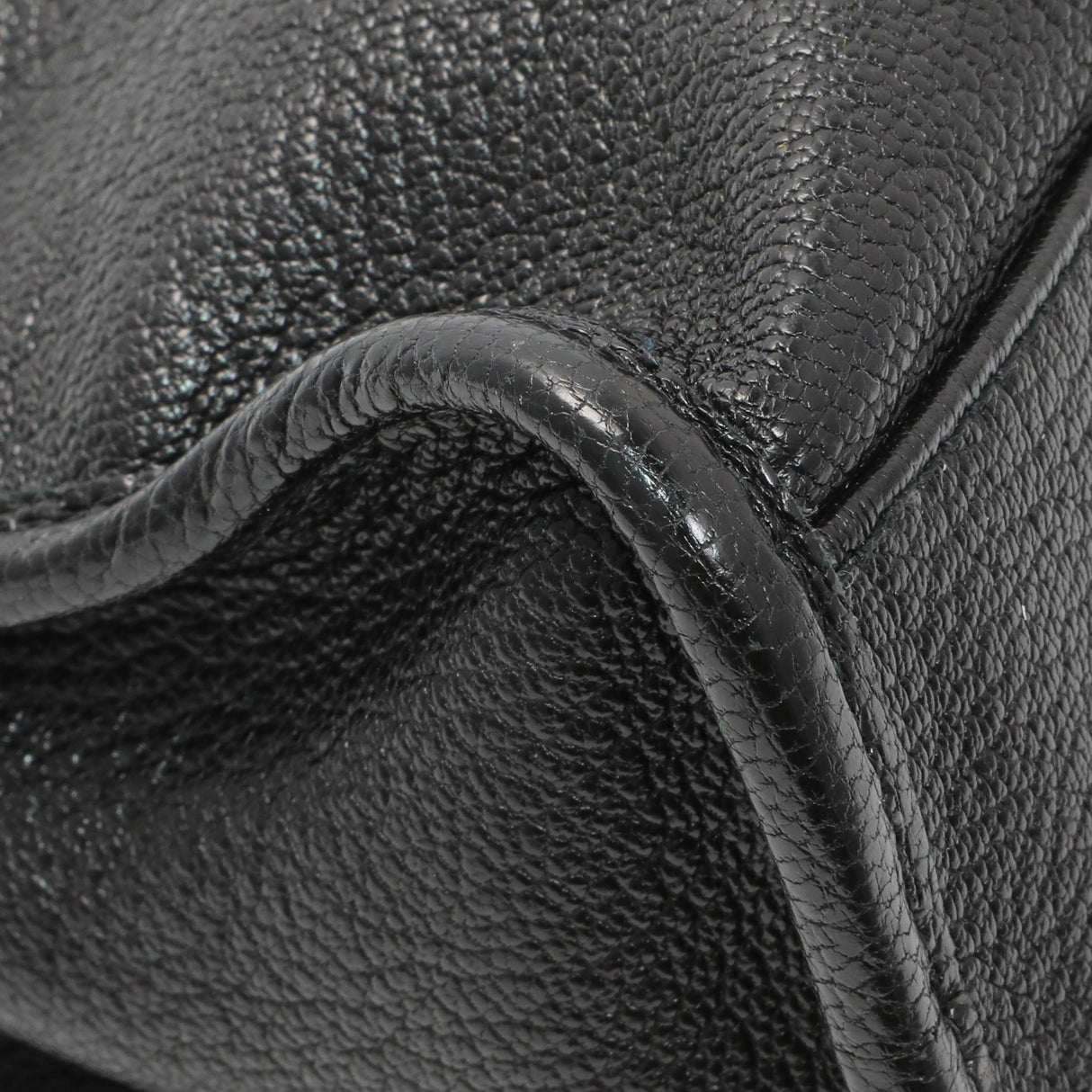 Balenciaga Black Chevre Metallic Edge Mini City