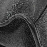 Balenciaga Black Chevre Metallic Edge Mini City