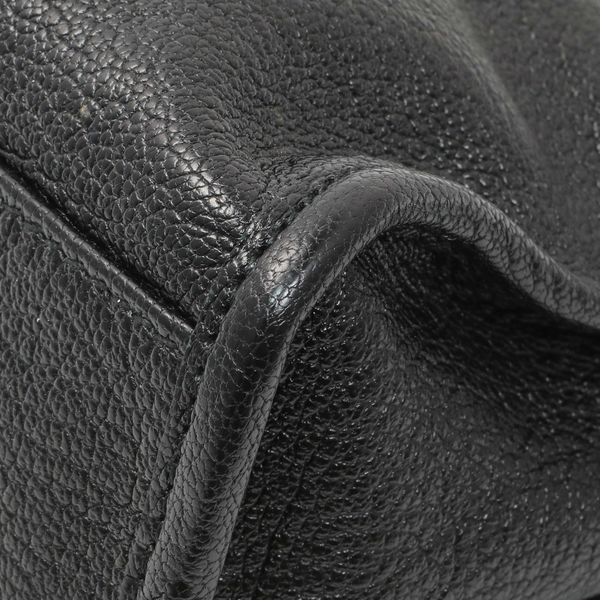 Balenciaga Black Chevre Metallic Edge Mini City