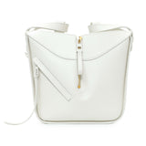 Loewe White Calfskin Compact Hammock Shoulder Bag Handbags Loewe