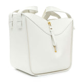 Loewe White Calfskin Compact Hammock Shoulder Bag Handbags Loewe