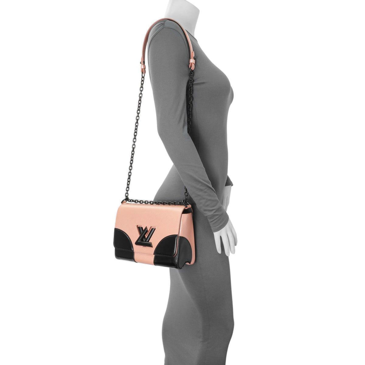 Louis Vuitton Rose Nacre Epi Leather Twist MM Handbags Louis Vuitton
