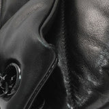 Saint Laurent  Black Lambskin Small Loulou Puffer