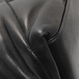 Saint Laurent  Black Lambskin Small Loulou Puffer