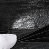 Gucci Black Calfskin Vintage Compact Wallet Accessories Gucci