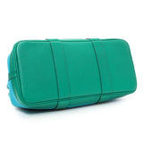 Hermes Bleu Azteque Menthe Toile Officier Epsom Garden Party 30 TPM